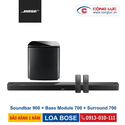 Soundbar 900 + Bass Module 700 + Surround 700
